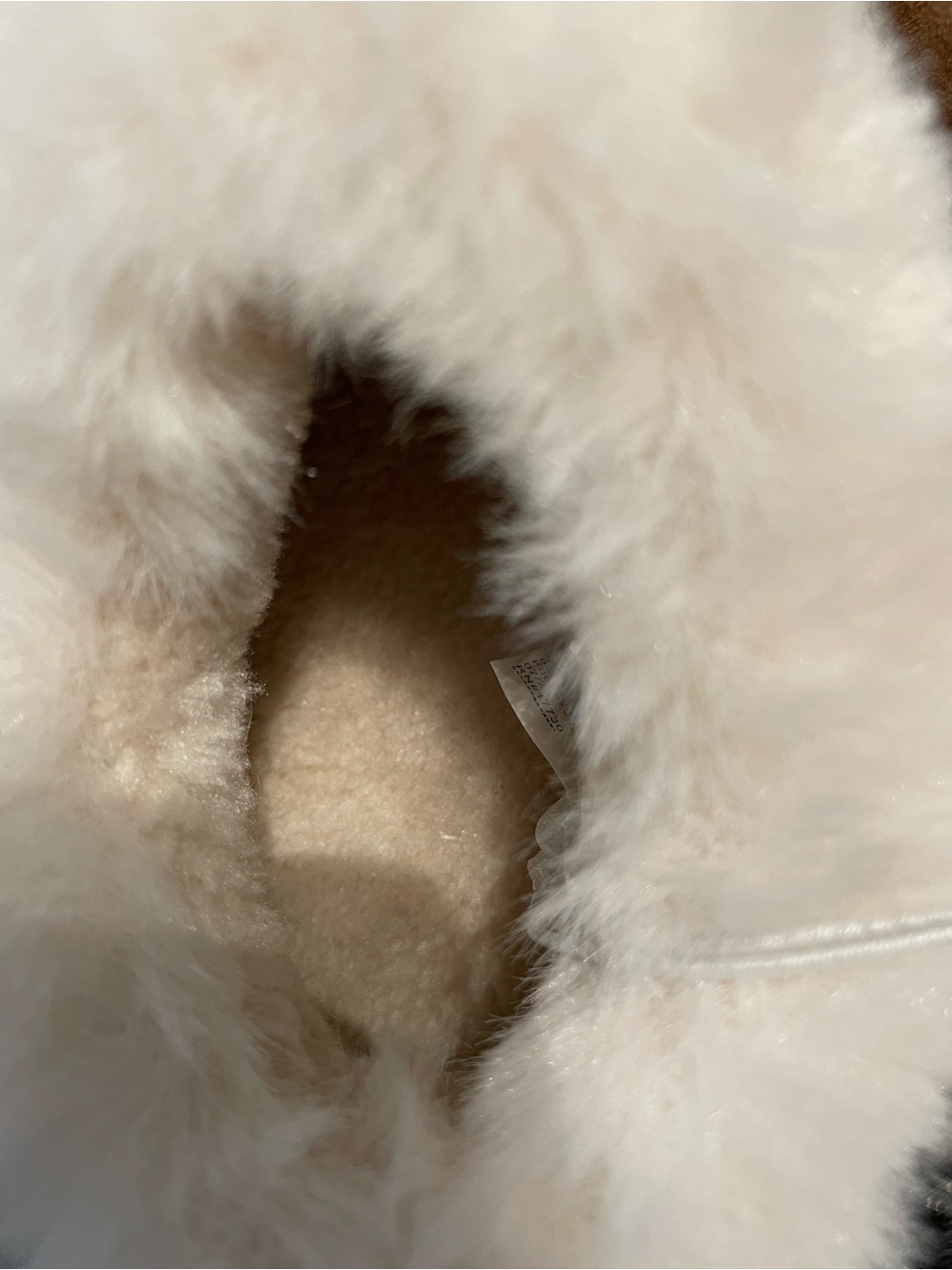 Cat & Jack Toddler Piper Faux Fur Cuff Scuff Slippers Brown 9 NWT - Picture 7 of 8
